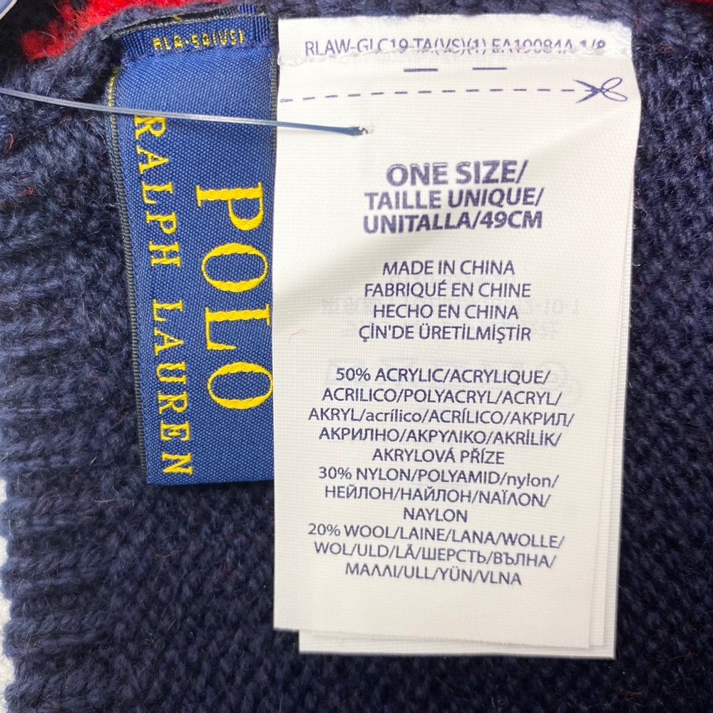 POLO RALPH LAUREN Polo Sport Knit Pom-Pom Hat - Picture 11 of 11